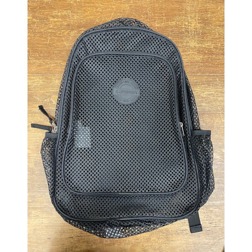 Nice Black Eastsport Multi-Purpose Unisex Mesh Backpack. P27
